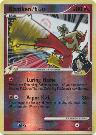 Pokemon Card - PL: Supreme Victors 2/147 - BLAZIKEN FB (reverse holo)  (Mint): Sell2BBNovelties.com: Sell TY Beanie Babies, Action Figures,  Barbies, Cards & Toys selling online