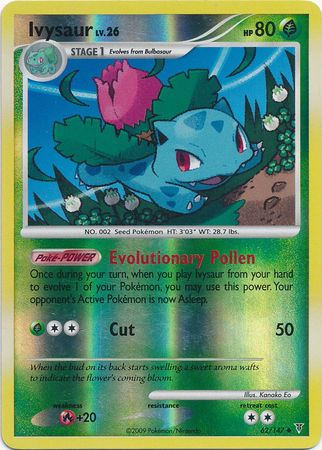 Pokemon Card - PL: Supreme Victors 62/147 - IVYSAUR (reverse holo) (Mint) Pokemon Card - PL: Supreme Victors 62/147 - IVYSAUR (reverse holo) (Mint)
