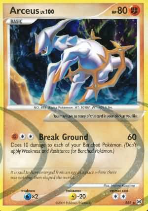 Pokemon Card - PL: Arceus AR8 - ARCEUS (holo-foil) (Mint):  Sell2BBNovelties.com: Sell TY Beanie Babies, Action Figures, Barbies, Cards  & Toys selling online
