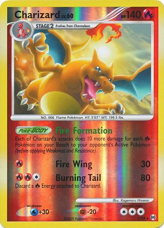 Pokemon Card - PL: Arceus 1/99 - CHARIZARD (reverse holo) (Mint):  Sell2BBNovelties.com: Sell TY Beanie Babies, Action Figures, Barbies, Cards  & Toys selling online