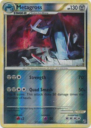 Pokemon Card - HS: Undaunted 18/90 - METAGROSS (reverse holo) (Mint):  Sell2BBNovelties.com: Sell TY Beanie Babies, Action Figures, Barbies, Cards  & Toys selling online
