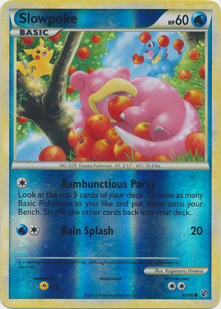 slowpoke holographic card Slowpoke 19/122 Reverse Holo Pokemon Card NM
