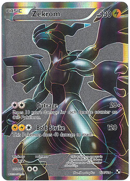 Pokemon Zekrom Holofoil Black & White Frete Incluso