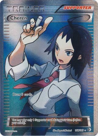 Pokemon Card - B&W: Boundaries Crossed 148/149 - CHEREN Pokemon Card - B&W: Boundaries Crossed 148/149 - CHEREN