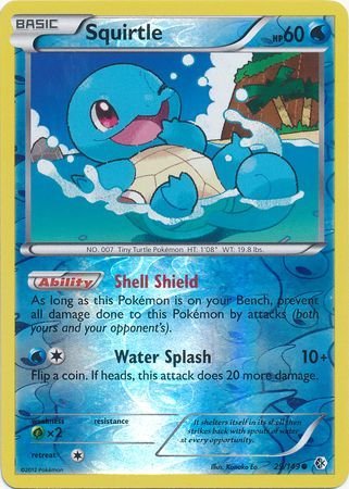 Pokemon Card - B&W: Boundaries Crossed 29/149 - SQUIRTLE (reverse holo)  (Mint): Sell2BBNovelties.com: Sell TY Beanie Babies, Action Figures,  Barbies, Cards & Toys selling online