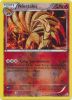 Pokemon Card - B&W: Legendary Treasures 21/113 - NINETALES (reverse holo) (Mint)