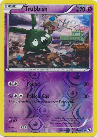 Pokemon Card - B&W: Legendary Treasures 67/113 - TRUBBISH (reverse holo) (Mint): Sell2BBNovelties.com: Sell TY Beanie Babies, Action Figures, Barbies, Cards & Toys selling online Pokemon Card - B&W: Legendary Treasures 67/113 - TRUBBISH (reverse holo) (Mint): Sell2BBNovelties.com: Sell TY Beanie Babies, Action Figures, Barbies, Cards & Toys selling online
