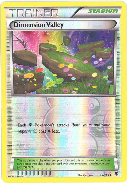 Pokemon Card - XY: Phantom Forces 93/119 - DIMENSION VALLEY (reverse holo)  (Mint): Sell2BBNovelties.com: Sell TY Beanie Babies, Action Figures,  Barbies, Cards & Toys selling online