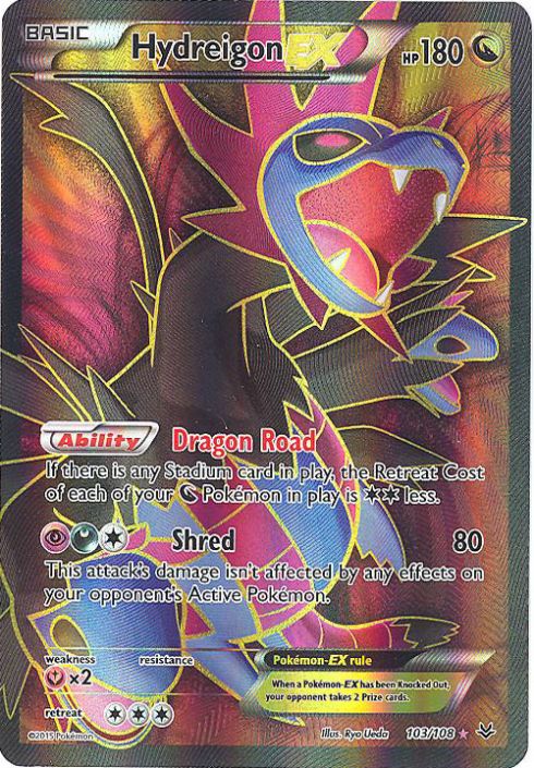 Pokemon Card - XY: Roaring Skies 103/108 - HYDREIGON EX