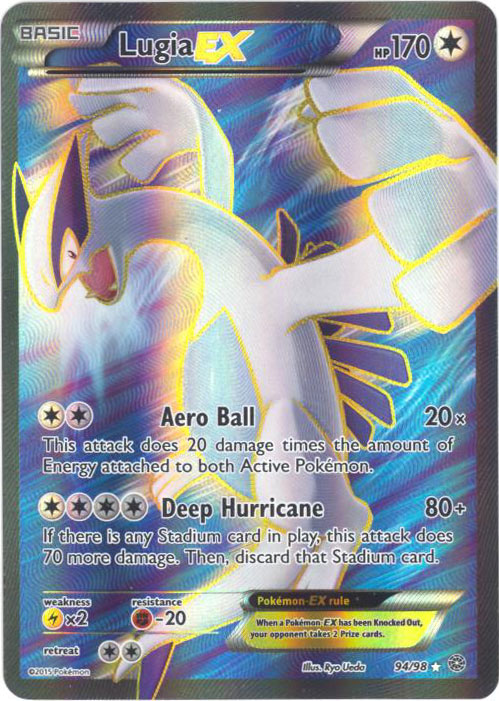 basic lugia pokemon card value - XY: Ancient Origins 94/98 Colorless Linear Attack Choose 1 of your opponents Pokémon Is this Lugia worth anything