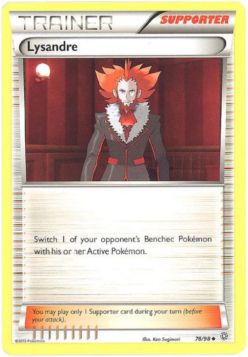 Pokemon Card - XY: Ancient Origins 78/98 - LYSANDRE (uncommon) (Mint)
