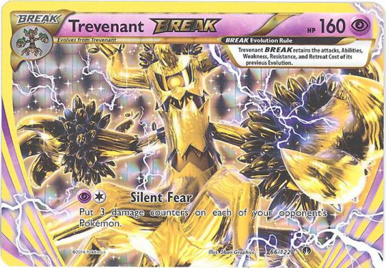 Pokemon Card - XY: BREAKpoint 66/122 - TREVENANT BREAK (holo-foil) (Mint):  Sell2BBNovelties.com: Sell TY Beanie Babies, Action Figures, Barbies, Cards  & Toys selling online