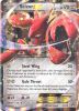Pokemon Card - XY: BREAKpoint 76/122 - SCIZOR EX (holo-foil) (JUMBO Size - 8 inch) (Mint)