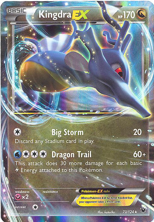 kingdra pokemon card value Kingdra EX - 73/124 - Fates Collide
