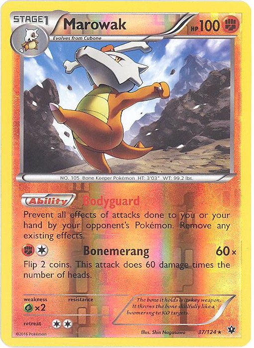 Pokemon Card - XY: Fates Collide 37/124 - MAROWAK (reverse holo) (Mint): Sell2BBNovelties.com: Sell TY Beanie Babies, Action Figures, Barbies, Cards & Toys selling online Pokemon Card - XY: Fates Collide 37/124 - MAROWAK (reverse holo) (Mint): Sell2BBNovelties.com: Sell TY Beanie Babies, Action Figures, Barbies, Cards & Toys selling online