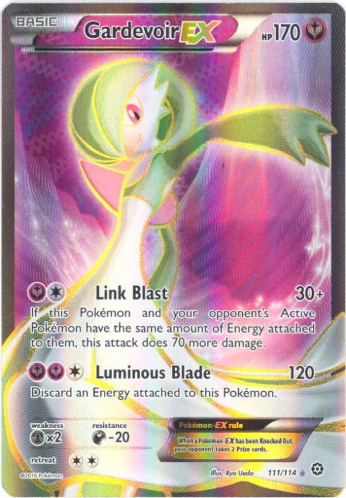 Card Gardevoir-EX 111/114 da coleção Steam Siege