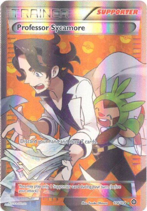 Pokemon Card - XY: Steam Siege 114/114 - PROFESSOR SYCAMORE (full art holo-foil) (Mint): Sell2BBNovelties.com: Sell TY Beanie Babies, Action Figures, Barbies, Cards & Toys selling online Pokemon Card - XY: Steam Siege 114/114 - PROFESSOR SYCAMORE (full art holo-foil) (Mint): Sell2BBNovelties.com: Sell TY Beanie Babies, Action Figures, Barbies, Cards & Toys selling online