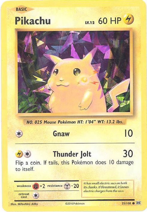 Pokemon Card - XY: Evolutions 35/108 - PIKACHU (shattered holo-foil promo) (Mint): Sell2BBNovelties.com: Sell TY Beanie Babies, Action Figures, Barbies, Cards & Toys selling online Pokemon Card - XY: Evolutions 35/108 - PIKACHU (shattered holo-foil promo) (Mint): Sell2BBNovelties.com: Sell TY Beanie Babies, Action Figures, Barbies, Cards & Toys selling online