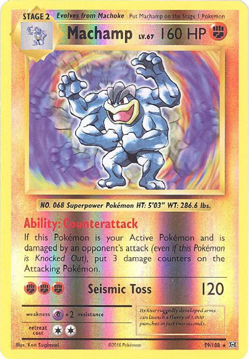 Pokemon Card - XY: Evolutions 59/108 - MACHAMP (reverse holo) (Mint): Sell2BBNovelties.com: Sell TY Beanie Babies, Action Figures, Barbies, Cards & Toys selling online Pokemon Card - XY: Evolutions 59/108 - MACHAMP (reverse holo) (Mint): Sell2BBNovelties.com: Sell TY Beanie Babies, Action Figures, Barbies, Cards & Toys selling online