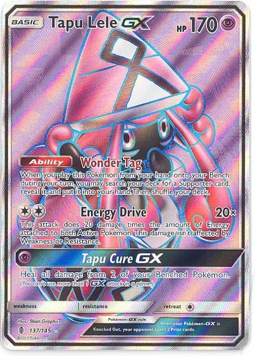 pokemon cards tapu lele Bulu - Tapu Koko - Tapu Tapu Lele 064/159 Holo Rare