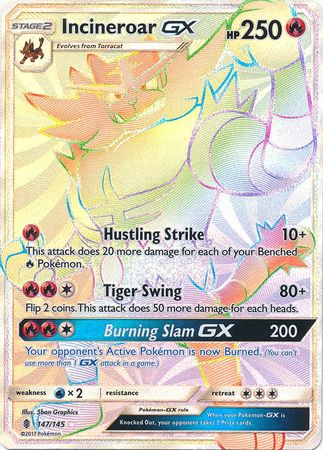 incineroar pokemon card gx Pokémon TCG | Sun & Moon