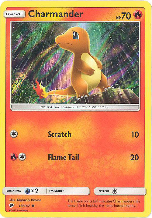 Pokemon Card - S&M: Burning Shadows 18/147 - CHARMANDER (holo common promo) (Mint): Sell2BBNovelties.com: Sell TY Beanie Babies, Action Figures, Barbies, Cards & Toys selling online Pokemon Card - S&M: Burning Shadows 18/147 - CHARMANDER (holo common promo) (Mint): Sell2BBNovelties.com: Sell TY Beanie Babies, Action Figures, Barbies, Cards & Toys selling online