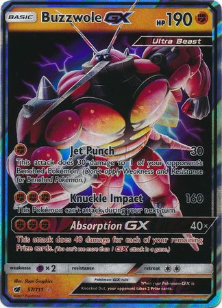pokemon card buzzwole TCG - SM4S - 052/050 (SR) Mint / near mint condition trading card Pokemon Pocket TCG Trading Card