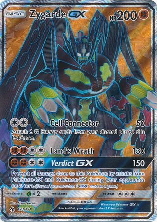 Pokemon Card - S&M: Forbidden Light 123/131 - ZYGARDE GX (full art - holo)  (Mint): Sell2BBNovelties.com: Sell TY Beanie Babies, Action Figures,  Barbies, Cards & Toys selling online