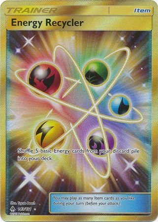 gold leaf energy pokemon card Energy Break  American Card Company