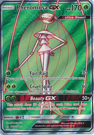 Pokemon Card - S&M: Ultra Prism 140/156 - PHEROMOSA GX (full art - holo)  (Mint): Sell2BBNovelties.com: Sell TY Beanie Babies, Action Figures,  Barbies, Cards & Toys selling online