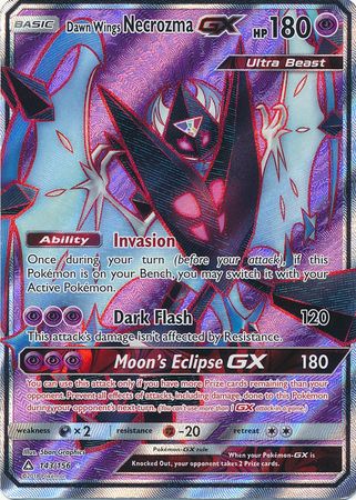 Pokemon Card - S&M: Ultra Prism 143/156 - DAWN WINGS NECROZMA GX (full art  - holo) (Mint): Sell2BBNovelties.com: Sell TY Beanie Babies, Action  Figures, Barbies, Cards & Toys selling online