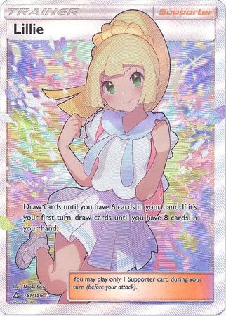 Pokemon Card - S&M: Ultra Prism 151/156 - LILLIE (full art - holo) (Mint)