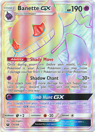 Pokemon Card - S&M: Celestial Storm 174/168 - BANETTE GX (hyper - holo-foil) (Mint): Sell2BBNovelties.com: Sell TY Beanie Babies, Action Figures, Barbies, Cards & Toys selling online Pokemon Card - S&M: Celestial Storm 174/168 - BANETTE GX (hyper - holo-foil) (Mint): Sell2BBNovelties.com: Sell TY Beanie Babies, Action Figures, Barbies, Cards & Toys selling online