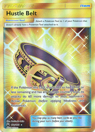 Pokemon Card - S&M: Celestial Storm 179/168 - HUSTLE BELT (secret - holo-foil) (Mint)