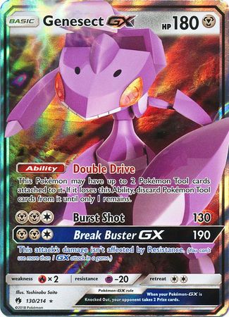 Card Pokémon Genesect Foil original e nova