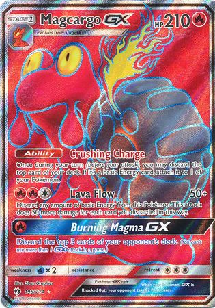 pokemon magcargo card EX Like new [Colorless][Colorless][Colorless] Pokemon Card - Magcargo #