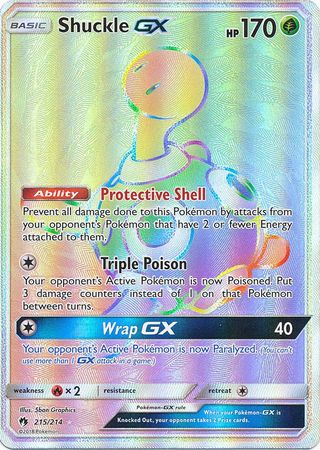 pokemon card shuckle is my favourite Pokmon, what's the chance that this will be played? : r/PokemonTCG Your opponents Active Pokemon is now Poisoned Shuckle-GX | Lost Thunder |