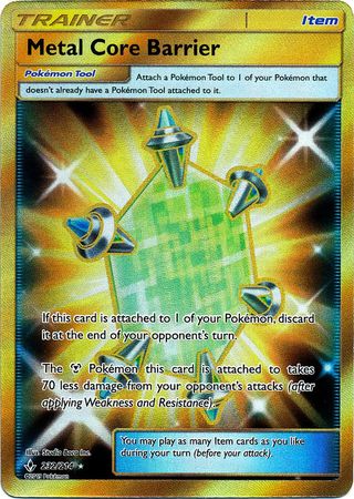 Pokemon Card - S&M: Unbroken Bonds 232/214 - METAL CORE BARRIER (secret - holo-foil) (Mint): Sell2BBNovelties.com: Sell TY Beanie Babies, Action Figures, Barbies, Cards & Toys selling online Pokemon Card - S&M: Unbroken Bonds 232/214 - METAL CORE BARRIER (secret - holo-foil) (Mint): Sell2BBNovelties.com: Sell TY Beanie Babies, Action Figures, Barbies, Cards & Toys selling online