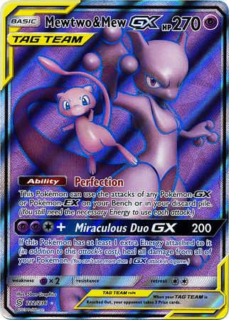 Cyber Mewtwo Z GX Pokemon Card , mewtwo pokemon card 