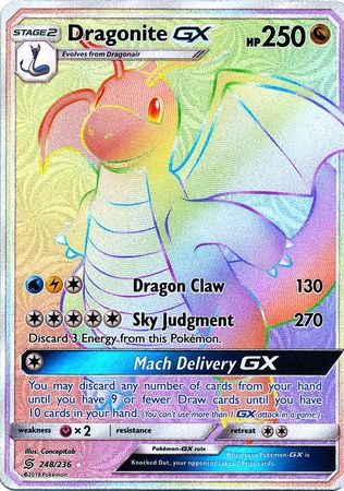 dragonite gx pokemon card Dragonite GX SR 103/094 SM11 Japanese Holo Rare Pokemon Card Near Mint