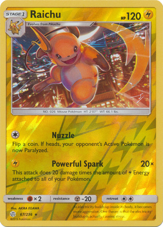 holographic raichu pokemon card value Pokemon Single Card main image 1
