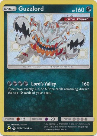 pokemon guzzlord card Pokemon Card - Hidden Fates SV26/SV94 - GUZZLORD (shiny