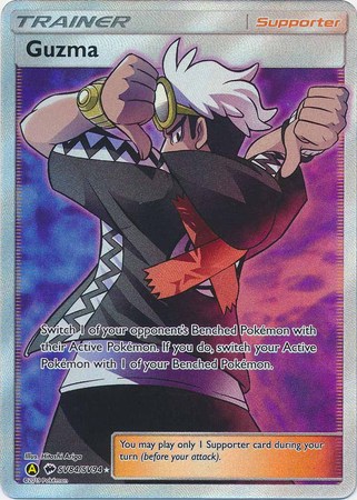 guzma pokemon card Pokemon Card - Hidden Fates SV84/SV94 - GUZMA (full art