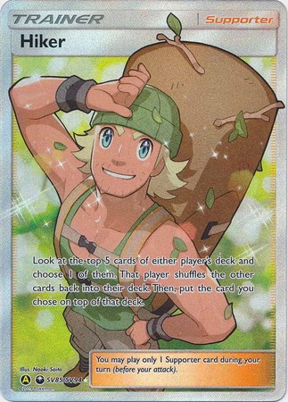 Pokemon Card - Hidden Fates SV85/SV94 - HIKER (full art - holo) (Mint): Sell2BBNovelties.com: Sell TY Beanie Babies, Action Figures, Barbies, Cards & Toys selling online Pokemon Card - Hidden Fates SV85/SV94 - HIKER (full art - holo) (Mint): Sell2BBNovelties.com: Sell TY Beanie Babies, Action Figures, Barbies, Cards & Toys selling online