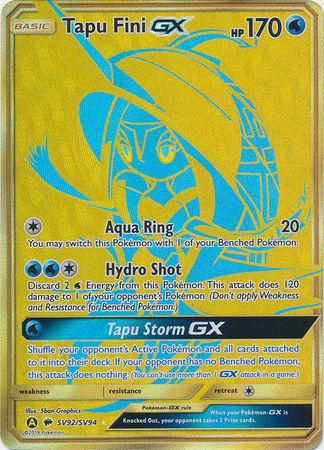 Pokemon Card - Hidden Fates SV92/SV94 - TAPU FINI GX (gold secret - holo-foil) (Mint): Sell2BBNovelties.com: Sell TY Beanie Babies, Action Figures, Barbies, Cards & Toys selling online Pokemon Card - Hidden Fates SV92/SV94 - TAPU FINI GX (gold secret - holo-foil) (Mint): Sell2BBNovelties.com: Sell TY Beanie Babies, Action Figures, Barbies, Cards & Toys selling online