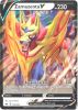 Pokemon Card - Sword & Shield 139/202 - ZAMAZENTA V (holo-foil promo) (JUMBO Oversize - 8 in) (Mint)