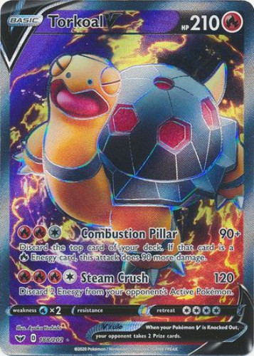 pokemon card torkoal Torkoal (16/106) [XY: Flashfire] Damaged main image 1