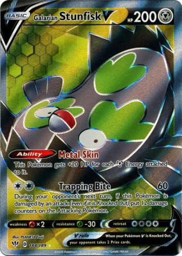 galarian stunfisk pokemon card value Galarian Stunfisk Reverse Holo #132/202 Uncommon Pokémon Card Sword & –  CTKollectables
