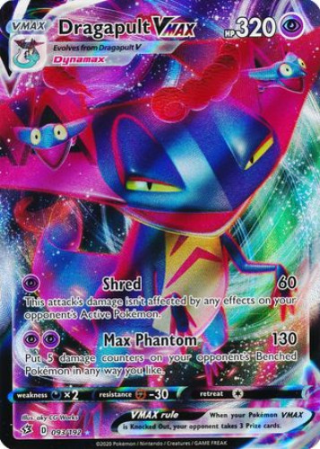 Pokemon Card - S&S: Rebel Clash 093/192 - DRAGAPULT VMAX (ultra rare holo) (Mint): Sell2BBNovelties.com: Sell TY Beanie Babies, Action Figures, Barbies, Cards & Toys selling online Pokemon Card - S&S: Rebel Clash 093/192 - DRAGAPULT VMAX (ultra rare holo) (Mint): Sell2BBNovelties.com: Sell TY Beanie Babies, Action Figures, Barbies, Cards & Toys selling online