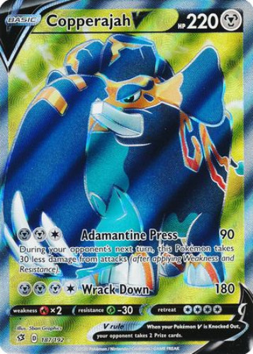 copperajah v pokemon card value - S&S: Rebel Clash 187/192 The item may be similar but not exactly the same as the image (e.g Copperajah V (full Art) Holo